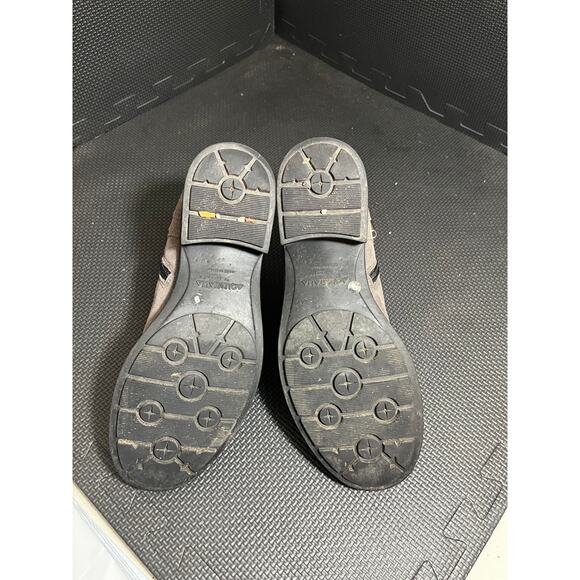 Aquatalia Sophie Suede Graphite Gray Moto Boots Bootie Size 9 Womens Biker - Picture 5 of 8